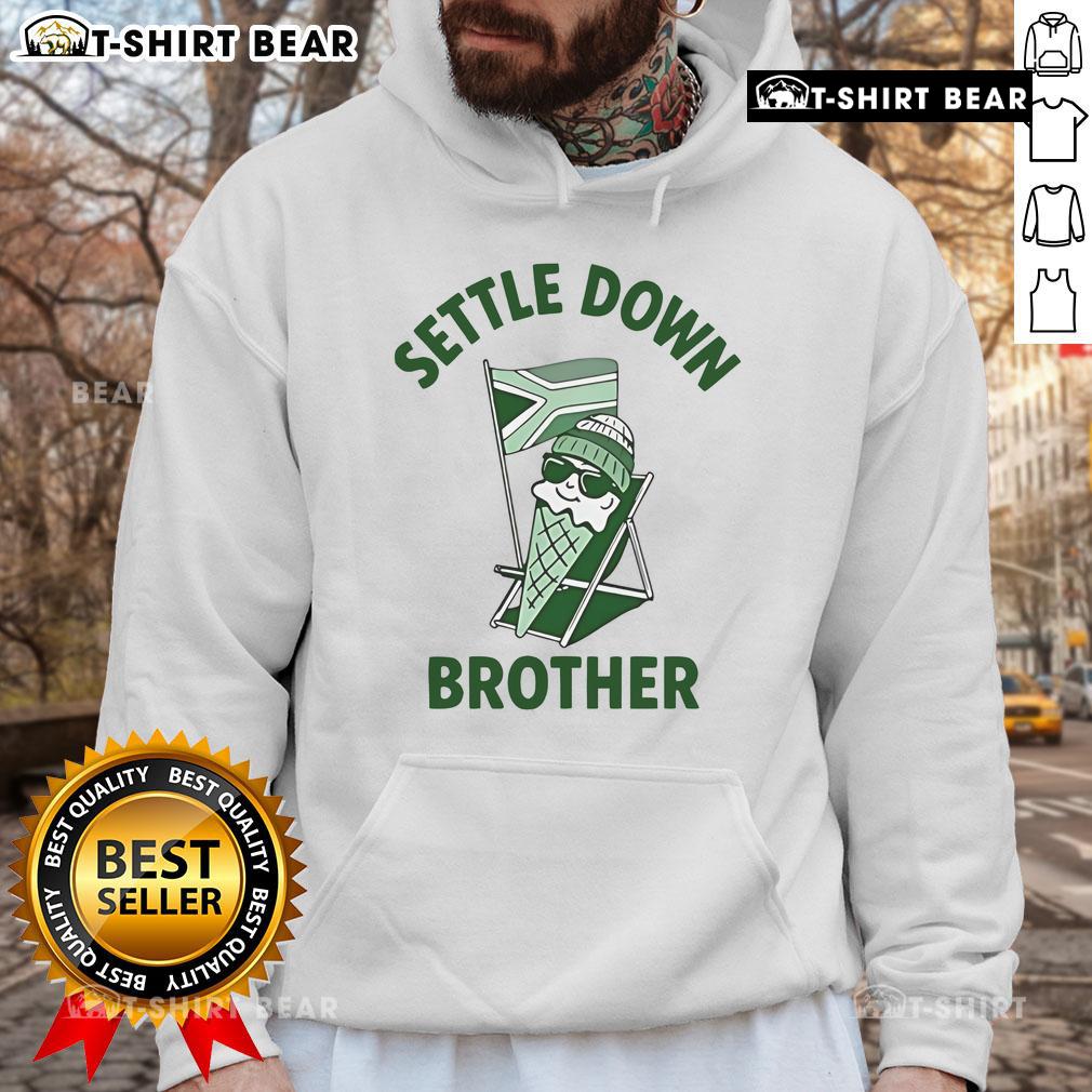 Alt Text: Top Dan Corder Ice Cream Settle Down Brother hoodie design featuring vibrant colors and playful graphics.