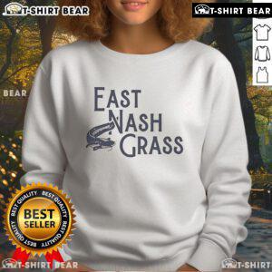 Cozy Top East Nashville Grass Catfish sweatshirt in a vibrant design, perfect for casual wear and showcasing local pride.