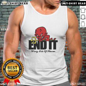 Top-End-It Devil Wrong Side of Heaven tank top featuring bold graphic design and comfortable fit for casual wear.