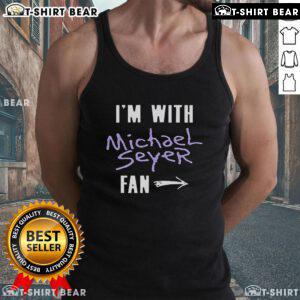 Top Im With Michael Seyer Fan Tank Top from North American Tour 2025, featuring vibrant design and tour details.