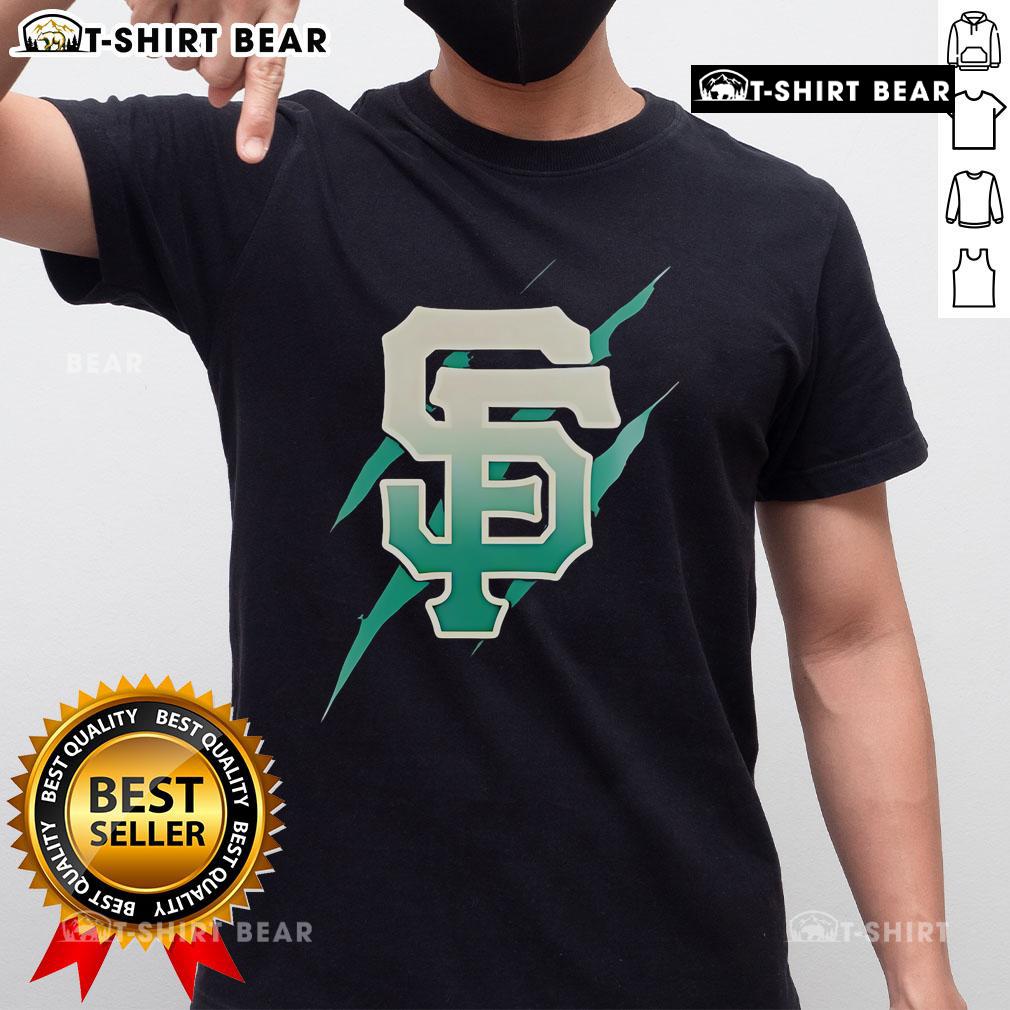 Top Jurassic World Rebirth San Francisco Giants logo T-shirt design featuring vibrant graphics and bold colors.