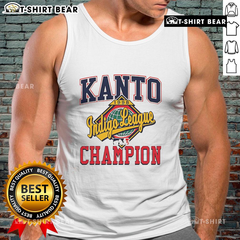 Vintage 90s tank top featuring the Top Kanto League Champion design, perfect for nostalgic Pokmon fans.