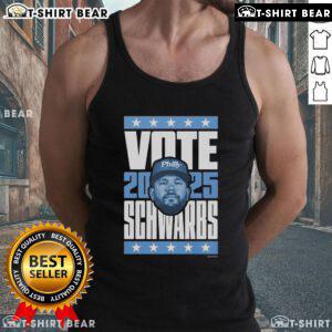 Top Kyle Schwarber 2025 Vote Tank Top featuring a bold design celebrating the baseball star and his upcoming campaign.