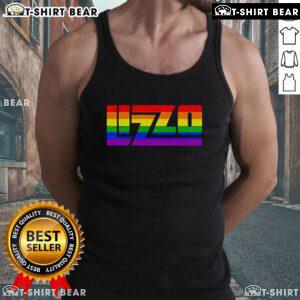 Colorful Top Lizzo Pride Tank Top featuring vibrant rainbow colors and a bold design celebrating LGBTQ+ pride.