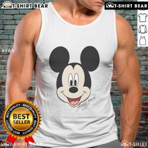 Top Mickey Mouse Disney Big Face Tank Top featuring a vibrant Mickey design perfect for casual summer wear.