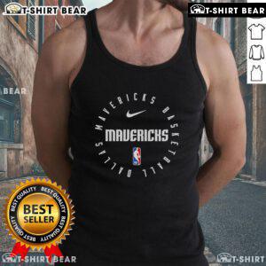 2025 Dallas Mavericks tank top featuring team logo and vibrant colors, perfect for NBA fans and summer wear.