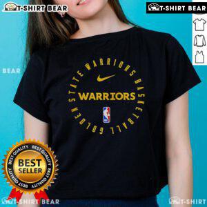 Top NBA Golden State Warriors 2025 ladies tee featuring team colors and logo, perfect for female fans.