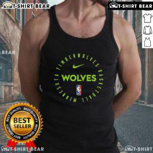 Top NBA Minnesota Timberwolves 2025 tank top featuring team colors and logo, perfect for fans and summer wear.