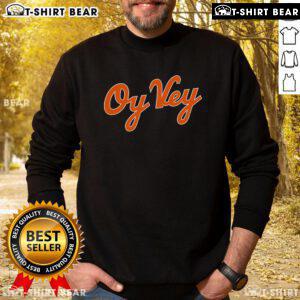 Top Oy Vey New York Mets sweatshirt featuring vibrant team colors and logo, perfect for fans and cozy wear.