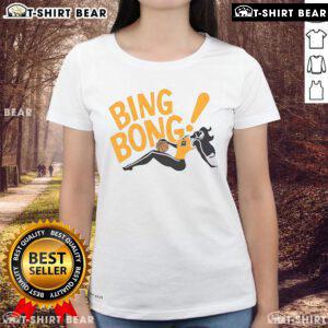 Alt Text: Top Phoenix Suns Bing Bong Girl ladies tee featuring vibrant graphics and comfortable fit for basketball fans.