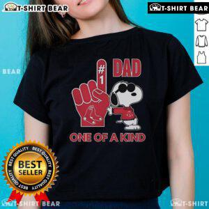 Unique ladies tee featuring Snoopy in Boston Red Sox gear, perfect for fans and collectors. Top Snoopy Boston Red Sox shirt.