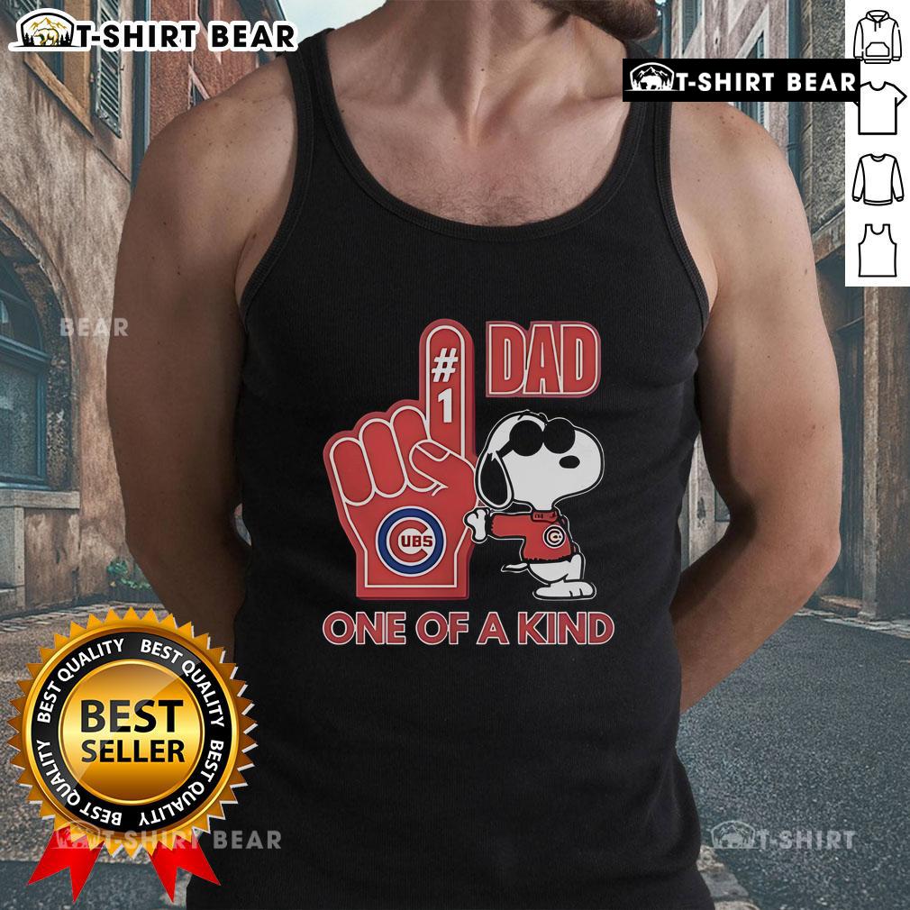 Unique Snoopy Chicago Cubs tank top for dads, featuring a fun design perfect for baseball fans and summer outings.