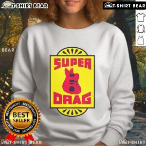 Top Superdrag Show Guitar Sweatshirt featuring vibrant graphics and cozy design, perfect for music lovers and fans.