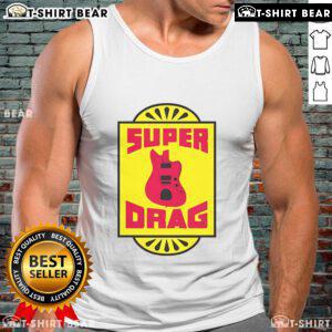Stylish Top Superdrag Show guitar tank top featuring vibrant graphics, perfect for music lovers and concert enthusiasts.