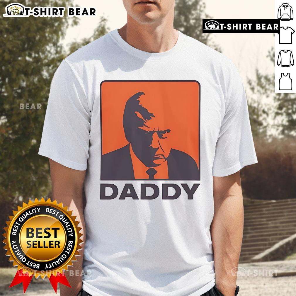 Top Trump Daddy T-Shirt featuring a bold design, perfect for proud dads who love fun and stylish apparel.