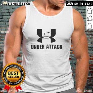 Top Under Attack 911 Logo Tank Top featuring bold graphic design for a stylish and edgy look.