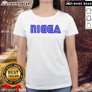 Top W Sydeon with Sega Nigga Ladies Tee, featuring a stylish design perfect for casual wear and gaming enthusiasts.