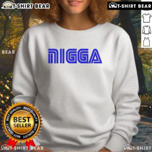 Alt Text: Stylish Top W Sydeon featuring Sega Nigga Sweatshirt design, perfect for casual streetwear enthusiasts.