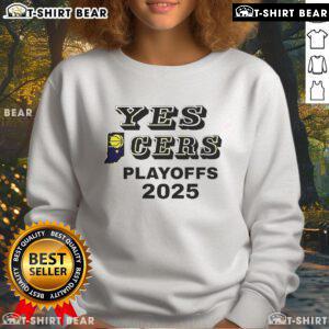 2025 Indiana Pacers sweatshirt for Top Yes Cers playoffs, featuring team colors and logo for ultimate fan style.