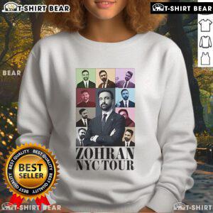 Alt Text: Top Zohran Mamdani NYC Eras Tour 2025 sweatshirt featuring vibrant design and stylish fit, perfect for fans.