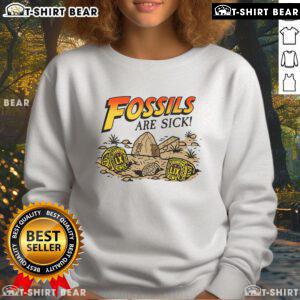 Awesome Fossils Are Sick LIX Champion Cincy sweatshirt in vibrant colors, showcasing a trendy and comfortable design.
