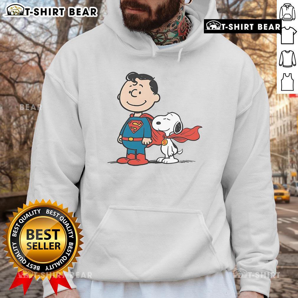 Alt Text: Stylish Awesome Super Peanuts Snoopy Superman hoodie featuring vibrant designs and cozy fabric for ultimate comfort.