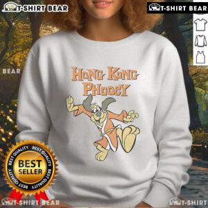 Good Hong Kong Phooey cartoon sweatshirt featuring vibrant colors and classic character design, perfect for fans.