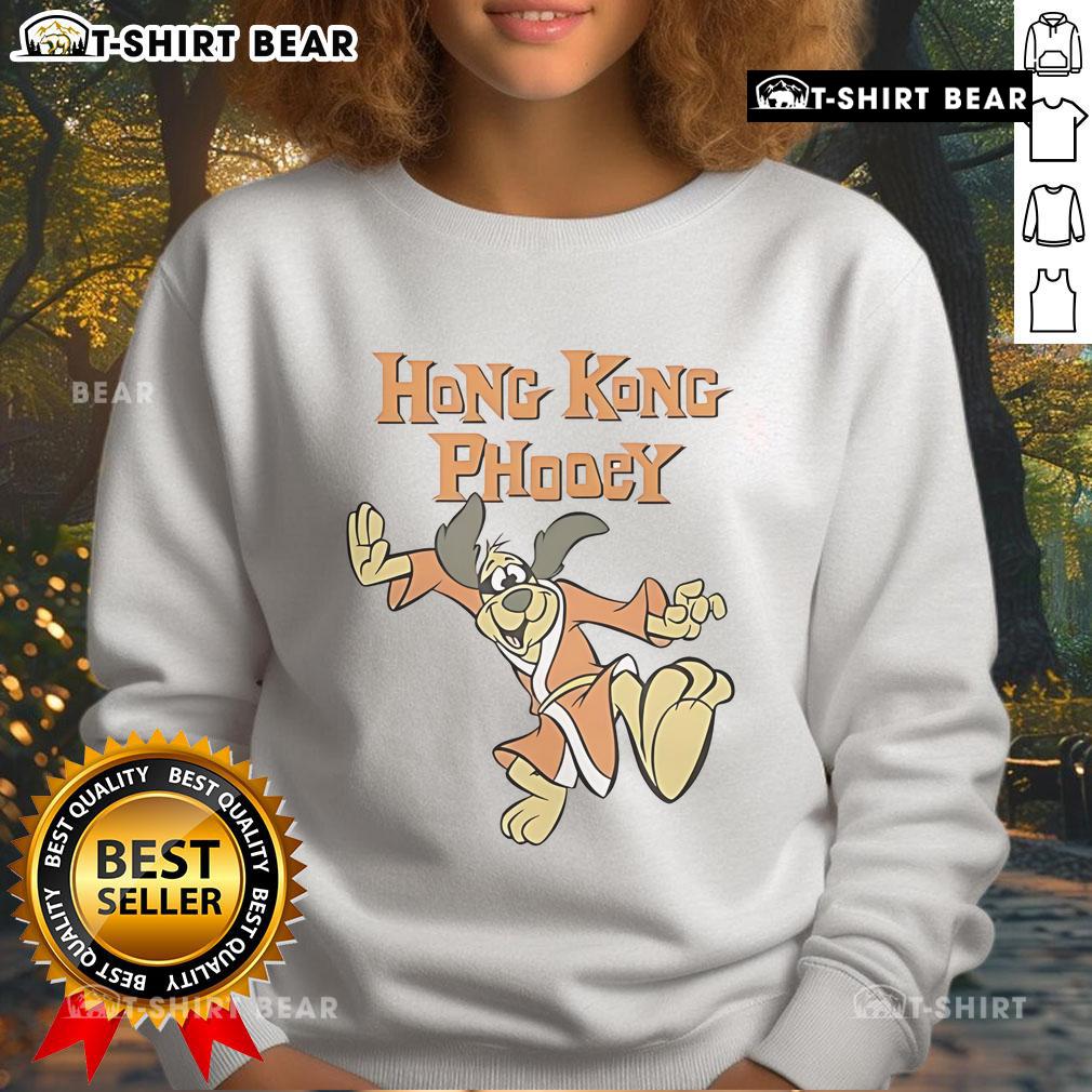 Good Hong Kong Phooey cartoon sweatshirt featuring vibrant colors and classic character design, perfect for fans.