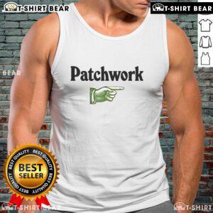 Good Patchwork This Way Ecru Tank Top featuring a stylish patchwork design and comfortable fit for casual wear.