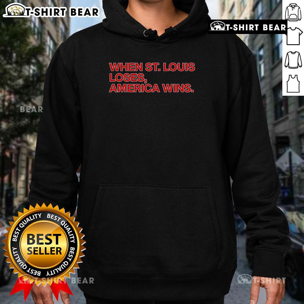 Hot Chicago Cubs hoodie celebrating victories when St. Louis loses, perfect for baseball fans and game day wear.
