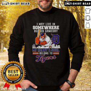 Alt Text: Detroit Tigers sweatshirt showcasing team spirit for game day, perfect for fans who love the Tigers.
