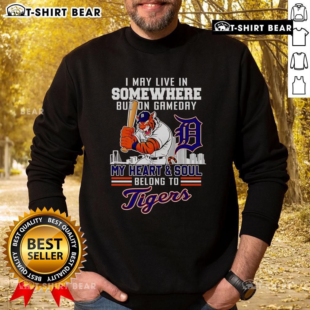 Alt Text: Detroit Tigers sweatshirt showcasing team spirit for game day, perfect for fans who love the Tigers.