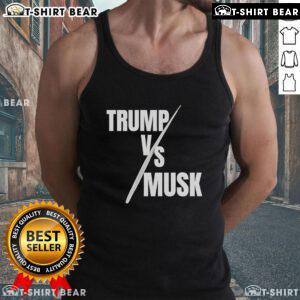 Hot Trump vs Musk Premium Tank Top featuring bold graphics of Trump and Musk, perfect for stylish casual wear.