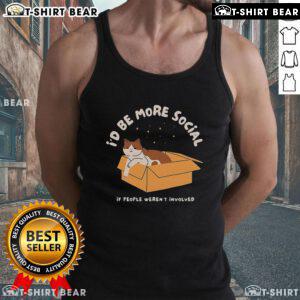 Stylish Nice-Id-Be-More-Social-Tank-Top in vibrant colors, perfect for casual outings and summer events.