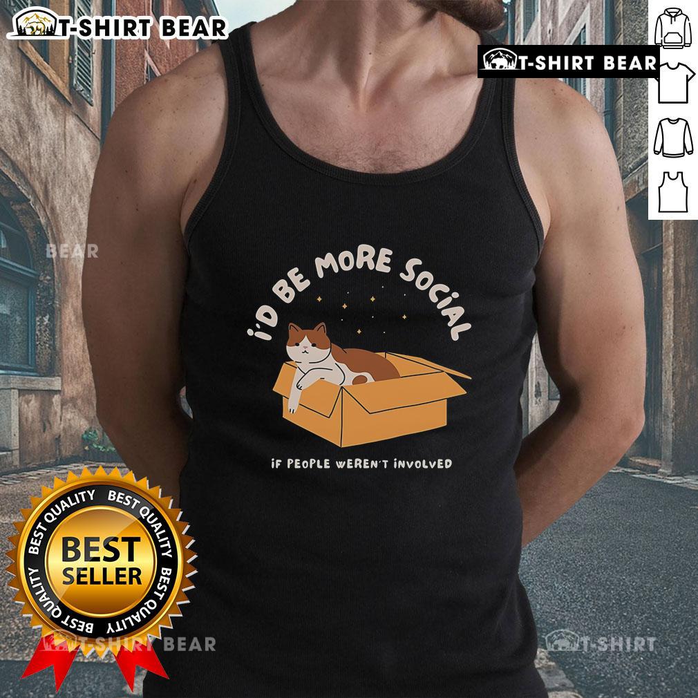 Stylish Nice-Id-Be-More-Social-Tank-Top in vibrant colors, perfect for casual outings and summer events.