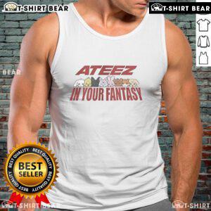 Official Aniteez ATEEZ In Your Fantasy Tour tank top featuring vibrant design and tour-themed graphics for fans.