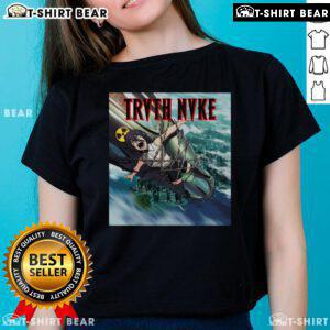 Official Bababa Ba Ba Baba Trvth Nvke Ladies Tee in vibrant colors, perfect for stylish casual wear and expressing individuality.