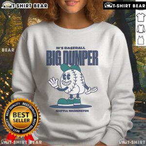 Official Big Dumper MS Baseball Summer Cartoon Sweatshirt featuring a colorful baseball design for fans and casual wear.
