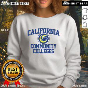 Official California Community Colleges logo sweatshirt featuring a stylish design for students and alumni.