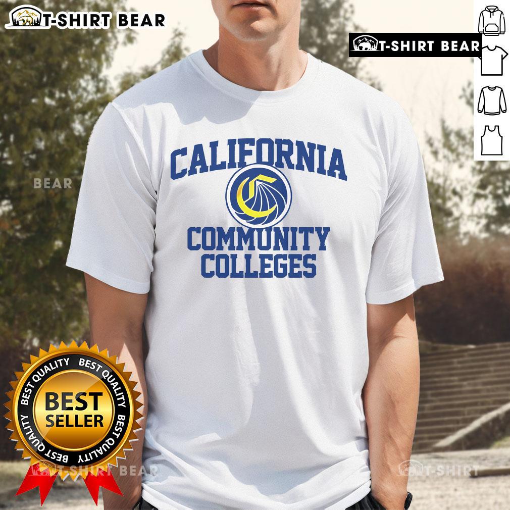 Official California Community Colleges Logo T-Shirt featuring vibrant design and emblem for proud alumni and students.