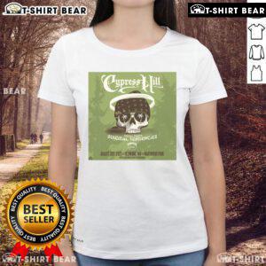Official Cypress Hill Aug 31, 2025 concert poster for Marymoor Park, Redmond, WA featuring Ladies Tee design.
