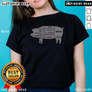 Official Goetta Diagram Ladies Tee showcasing a stylish graphic design perfect for Goetta enthusiasts.