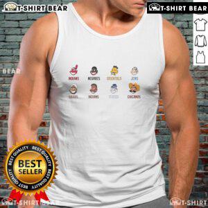 Official Indians, Negroes, Orientals, Jews, Arabs, Whites, Chicanos tank top featuring diverse cultural representation.