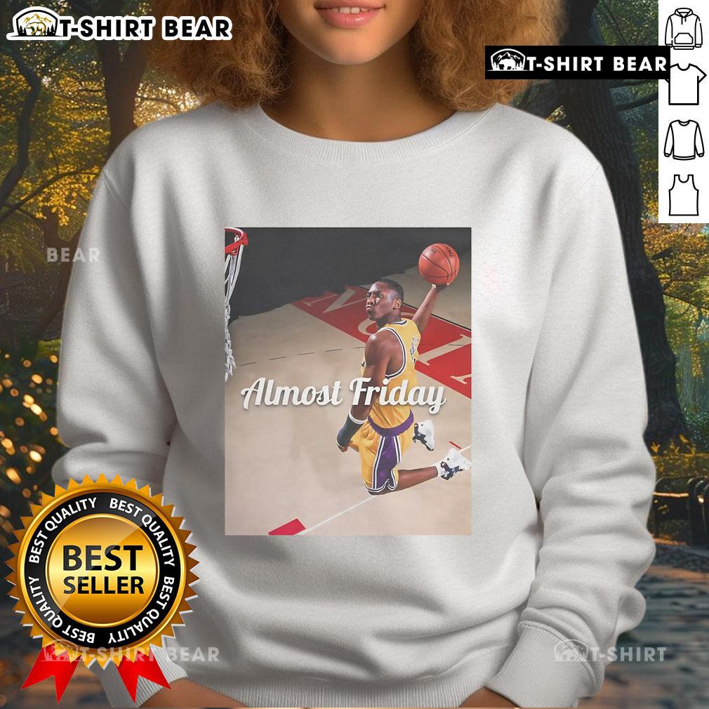 Official Kobe Draft Dunk sweatshirt showcased in a stylish photoshoot, perfect for fans and collectors.