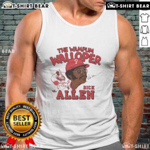 Official Phillies Dick Allen Signature Wampum Walloper Tank Top featuring iconic design for baseball fans.