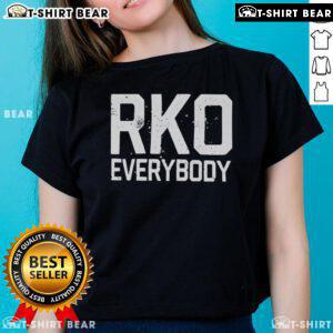 Official Randy Orton RKO Everybody Ladies Tee featuring bold graphics and a stylish fit for wrestling fans.