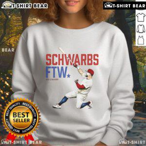 Kyle Schwarber sweatshirt featuring 'Official Schwarbs FTW' design, perfect for fans of the baseball star.
