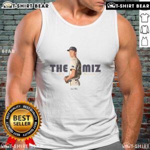 Official The Miz Jacob Misiorowski Milwaukee Brewers tank top featuring team logo and stylish design for fans.