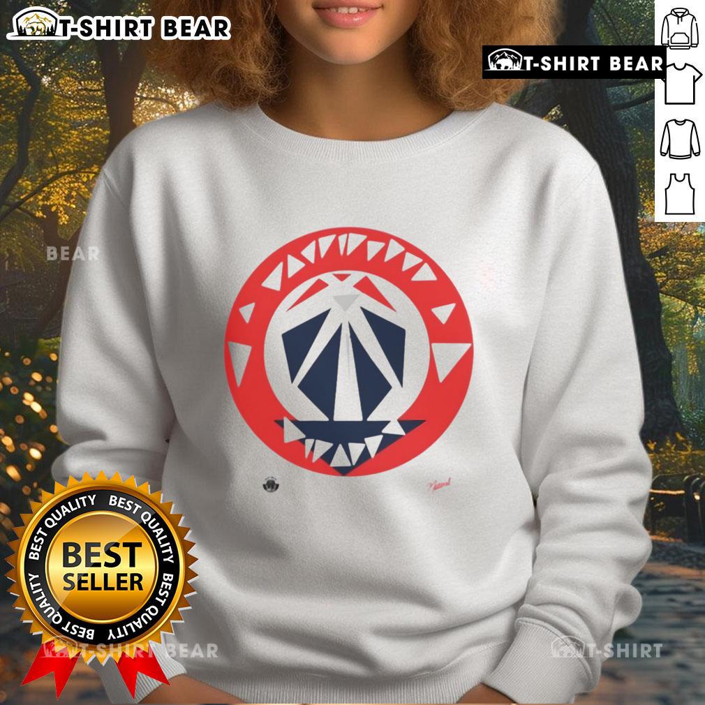 Official Washington Wizards NBA X Naturel No Caller ID Sweatshirt in navy with logo, perfect for fans and casual wear.