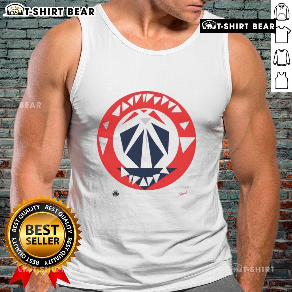 Official Washington Wizards NBA X Naturel No Caller ID tank top showcasing team colors and logo in a stylish design.